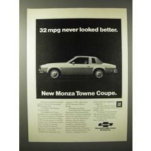 1975 Chevrolet Monza Towne Coupe Car Ad - Never Better