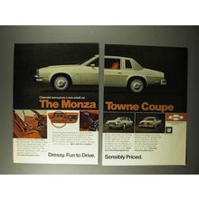 1975 Chevrolet Monza Towne Coupe Car Ad