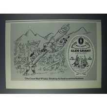 1977 Glen Grant Scotch Ad - Drinking the Best