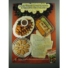 1987 Good Seasons Italian Salad Dressing Mix Ad - Spending the Holidays