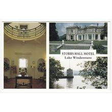 Storrs Hall Hotel Lake Windermere Cumbria Postcard NBT