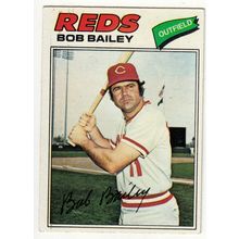 1977 Topps baseball card 221 Bob Bailey - Reds