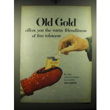 1949 Old Gold Cigarettes Ad - Old Gold Offers you the warm friendliness