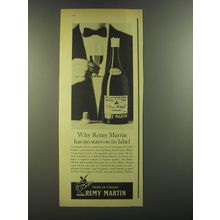 1964 Remy Martin Cognac Ad - Why Remy Martin has no stars on its label