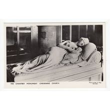 Chantrey Monument Chevening Church Postcard RP Kent