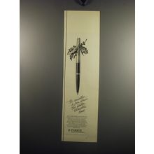 1972 Parker 45 Pen Ad - The smoother a pen flows, the faster thoughts come