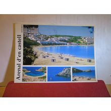 multiview, ARENAL D'EN CASTELL, MENORCA, SPAIN .used postcard 1998 pm =
