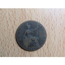 GB 1901 Victoria Half PennyCoin