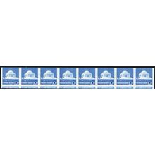 1520b, MNH 10¢ Imperforate & Miscut Strip of 8 Error * Stuart Katz