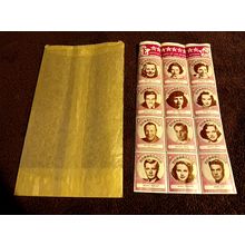 Old Vintage Hollywood 10 Cent Official Stamps Of The Stars & Studios 1947