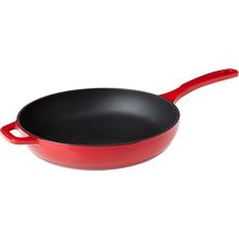 Lodge Color EC11S43 Enameled Cast Iron Skillet, Island Spice Red, 11-Inch