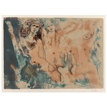 Salvador Dalí (1904-1989). Three Hippies, 1970 Poster Canvas Movie Film Print A0