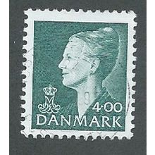 DEN 1997 4.00KR 'QUEEN MARGRETHE II' FINE USED (EBID43-048)