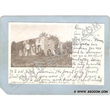 CT Manchester Green Postcard Ruins Of Glass Factory Undivided Back ct_box3~1113