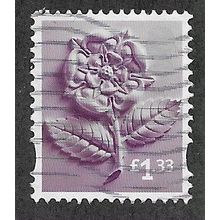 ENGLAND £1.33 'TUDOR ROSE' (EN44) FINE USED (EBID66-492)
