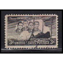 Used 956 3c Four Chaplains Fine W3852