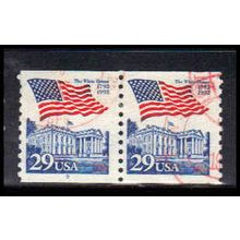 Used 2609 29c White House Fine CNP Left 9 PA1493
