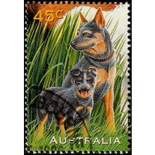 Australia 1996 Pets 45c Used Stamp Animal Dogs