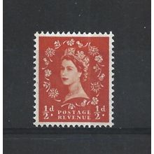 GB.SG610 1/2d Orange-Red.Mounted Mint.Jul25