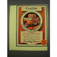 1955 Country Climax Godiva Fire-Fighting Pump Ad