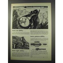 1965 Lyman Ad - Scopes, Sights and Cutts Compensator