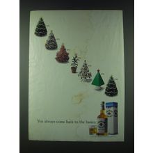 1989 Jim Beam Bourbon Ad - You always come back to the basics