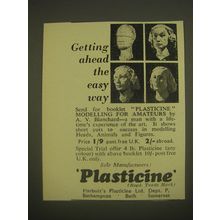 1958 Harbutt's Plasticine Ad - Getting ahead the easy way