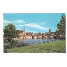WORCESTER ,The River Severn used postcard dated 1979. Colourmaster not posted =