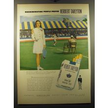 1950 Herbert Tareyton Cigarettes Ad - Mrs. William F. Talbert