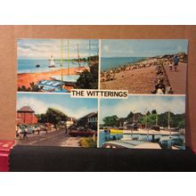 multiview, THE WITTERINGS, CHICHESTER, SUSSEX unused postcard Colourmaster =