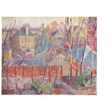 Spencer Gore Cambrian Road Richmond Surrey Painting Postcard