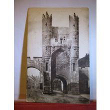 MONK BAR, YORK. unused antique postcard by F Frith & Co =