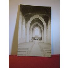 TRINITY CHURCH, ABERYSTWYTH, WALES unused antique postcard RP =