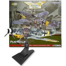 MESSERSCHMITT BF-109G-6 LUFTWAFFE II/JG 52 GERHARD BARKHORN - CORGI US34903 1/32