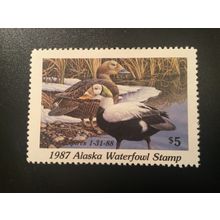 ICOLLECTZONE US 1987 #3 Alaska XF NH Duck Stamp