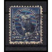 Used 281 5c Ulysses S. Grant Barely Clears RA1638