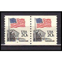 1895 20c U.S. Flag Very Fine MNH SG CNP Left 3 PA0241