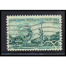 Used 1244 5c N.Y. World's Fair Fine KA7713