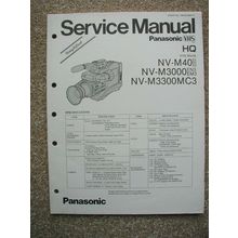 Panasonic NV-M40 , NV-M3000 , NV-M3300MC3 Service manual