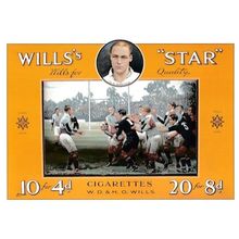 Harlequins Rugby Wills Cigarettes Smoking Poster Advertising Postcard