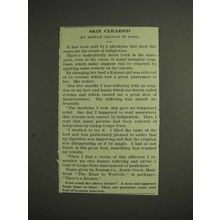 1914 Grape-Nuts Cereal Ad - Skin Cleared