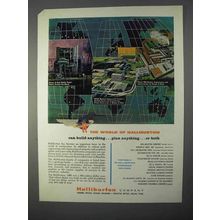 1966 Halliburton Ad - Can Build Anything Plan Anything
