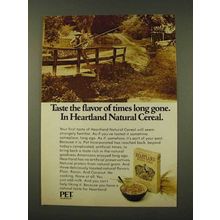 1973 Pet Heartland Natural Cereal Ad - Times Long Gone