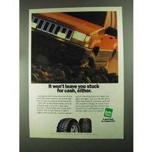 1993 Kelly Tires Safari Radials Ad - Won't Leave Stuck