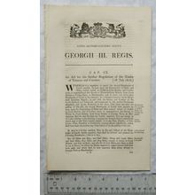 1816 Act of Parliament: regulation of tanners & curriers