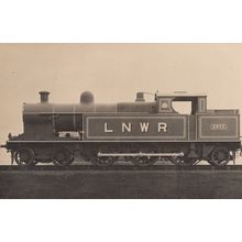 LNWR LMS Class 4-6-2T No 2670 Bowen Cooke Antique Train Postcard