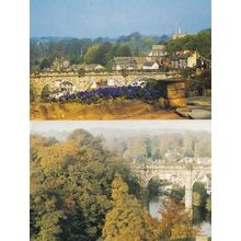 Knaresborough Reservoir Viaduct 2x Large Yorkshire Aerial Postcard s