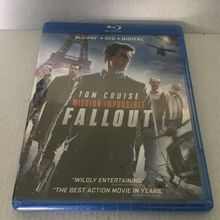 NEW Mission Imposible Fallout with Tom Cruise Blu-Ray Movies Sealed