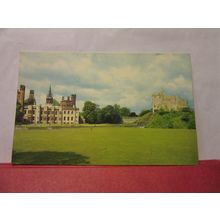 THE CASTLE AND KEEP, CARDIFF, WALES unused vintage postcard dated 1969 =