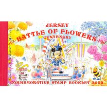SB61 Jersey - Prestige booklet 2002, Battle of flowers centenary. NB1-4